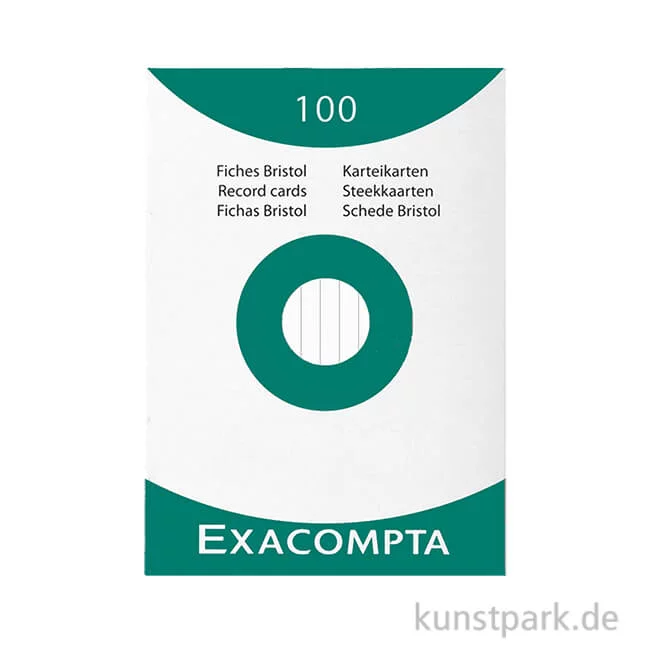Artikelbild 1 des Artikels “Karteikarten Liniert - weiß, 100 Stück DIN A5“