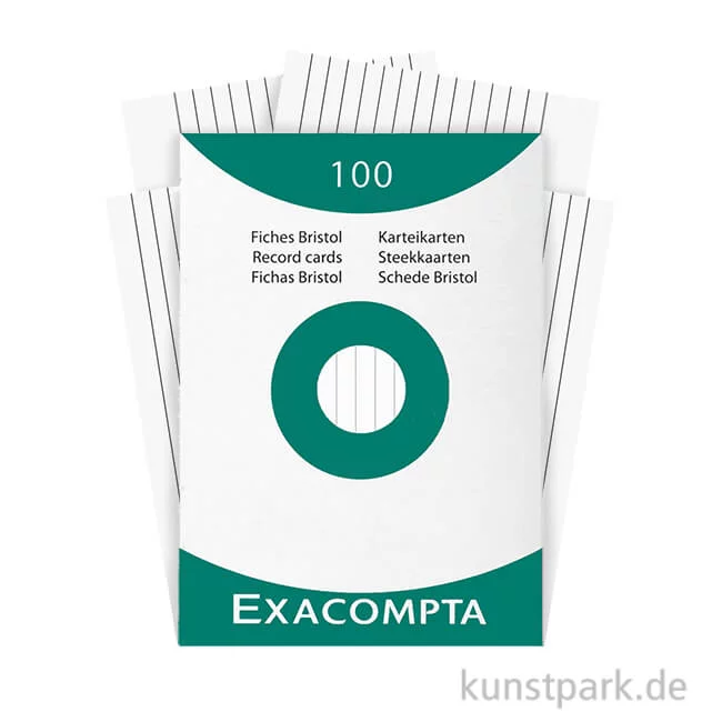 Artikelbild 1 des Artikels “Karteikarten Liniert - weiß, 100 Stück “