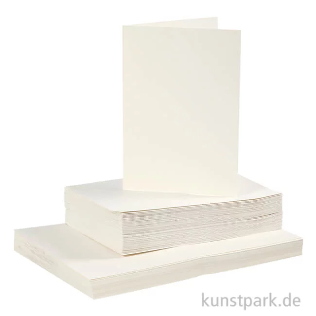 Artikelbild 1 des Artikels “Karten und Kuverts - Creme, 10,5x15 cm, 50 Sets “
