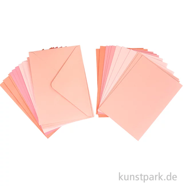 Artikelbild 1 des Artikels “Kartenset mit 12 Karten + Kuverts - Sakura, Rosa, B6 “
