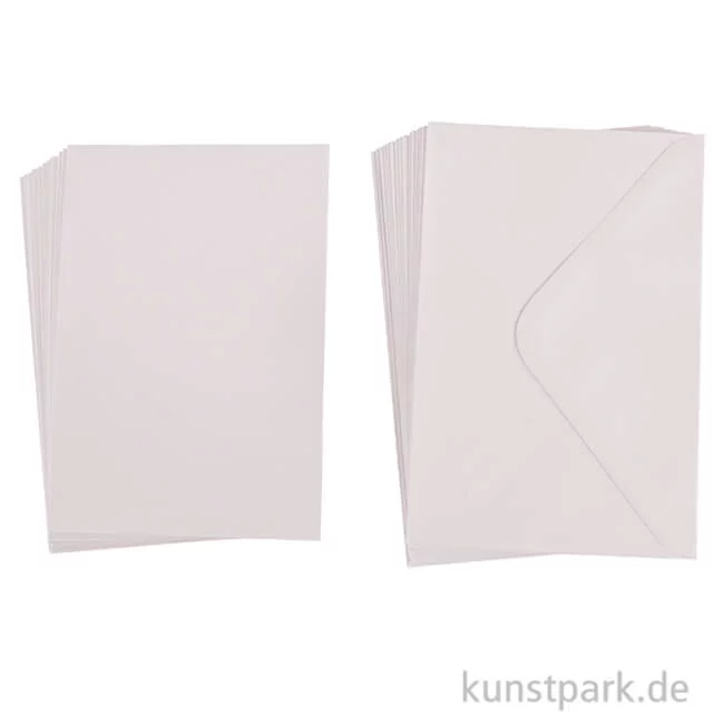 Artikelbild 1 des Artikels “Kartenset - Weiß mit 15 Karten + 15 Kuverts, Größe B6 “