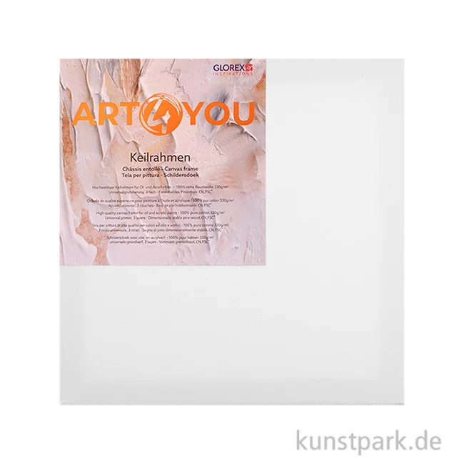 Artikelbild 1 des Artikels “Keilrahmen ART4YOU - Leinwand zum Bemalen - 1,7 cm 80 x 80 cm“