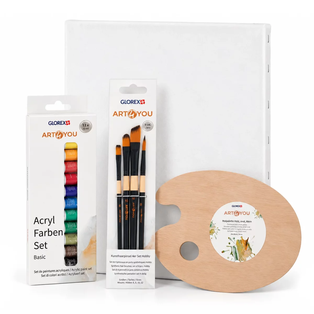 Artikelbild 1 des Artikels “Keilrahmen ART4YOU - Malset mit Zubehör, Basic, 30 x 40 cm “