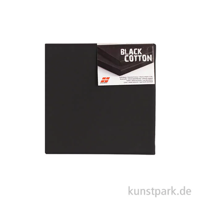 Artikelbild 1 des Artikels “Keilrahmen schwarz - BLACK COTTON - 1,7 cm 20 x 20 cm“