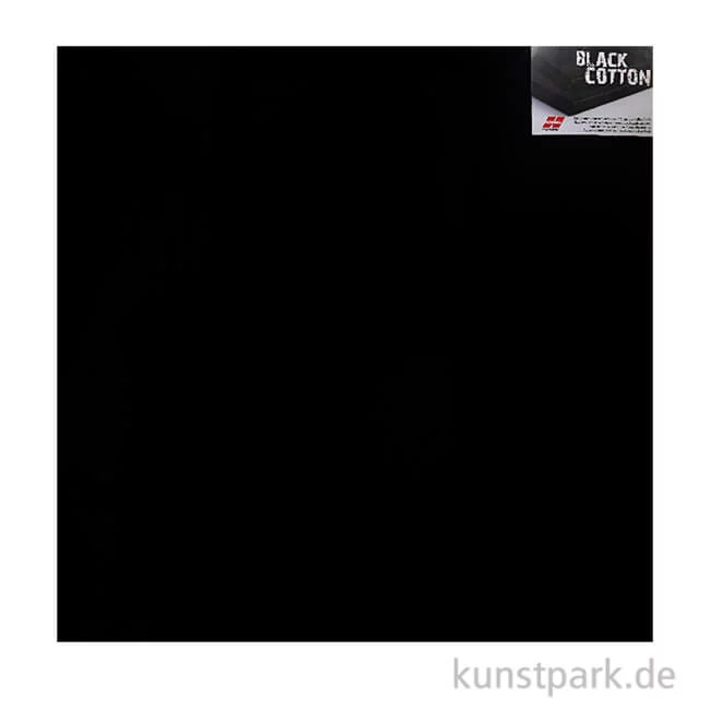 Artikelbild 1 des Artikels “Keilrahmen schwarz - BLACK COTTON - 1,7 cm 80 x 80 cm“