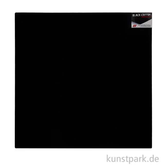 Artikelbild 1 des Artikels “Keilrahmen schwarz - BLACK COTTON, Vernissage - 4,5 cm 80 x 80 cm“