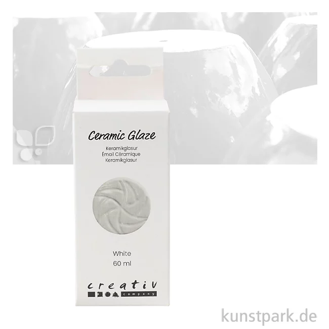 Artikelbild 1 des Artikels “Keramik Glasur - Ceramic Glaze, 60 ml Farbe | White“