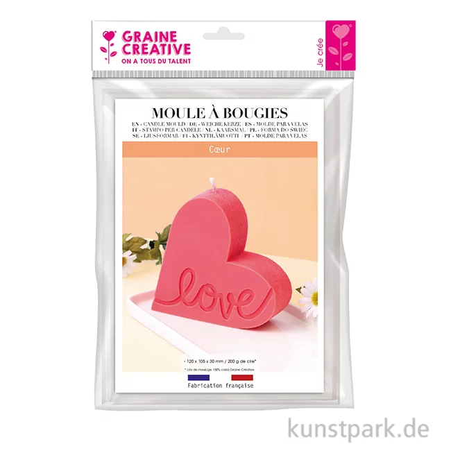 Artikelbild 1 des Artikels “Kerzengießform - Herz, Love “