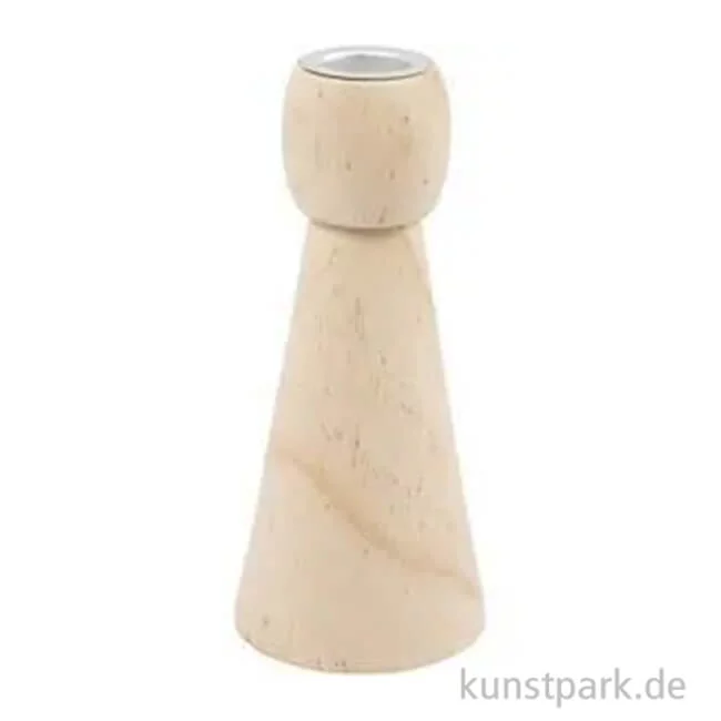 Artikelbild 1 des Artikels “Kerzenhalter aus Holz, Durchmesser 6,5 cm, Höhe 14,5 cm “