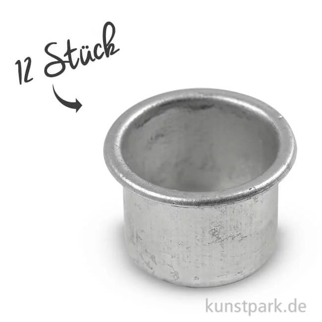 Artikelbild 1 des Artikels “Kerzenhalter aus Metall 25 mm - 12 Stück“