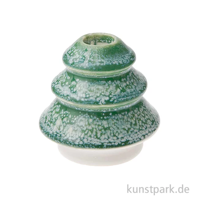 Artikelbild 1 des Artikels “Kerzenhalter Tanne Grün, Porzellan, 8 x 8 x 8 cm “