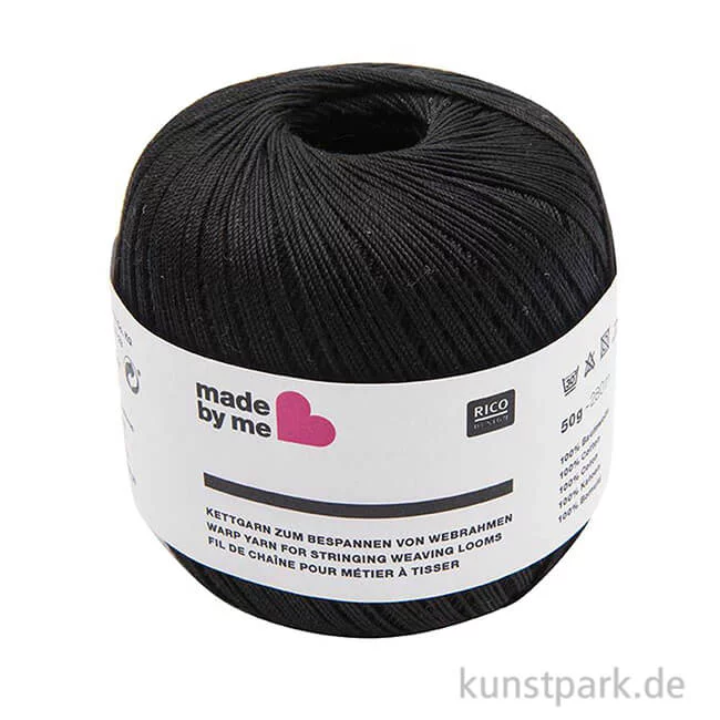 Artikelbild 1 des Artikels “Kettgarn - Schwarz 50g “