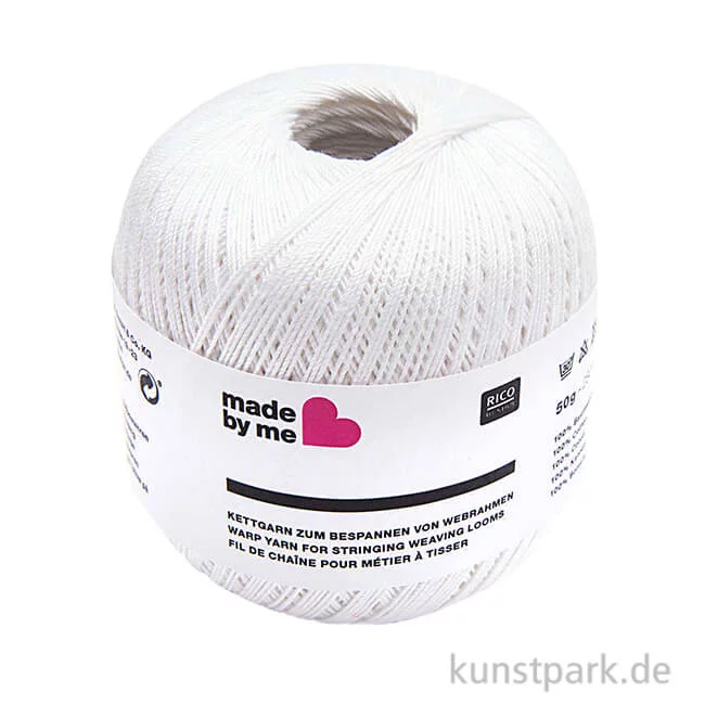 Artikelbild 1 des Artikels “Kettgarn - Weiß 50g “