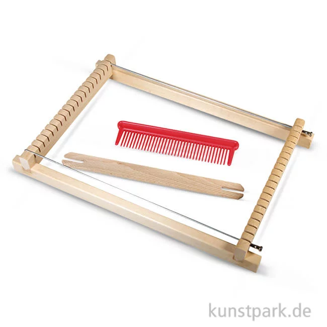Artikelbild 1 des Artikels “Kinder-Webrahmen, 18,5x29 cm, Webbreite 16,5 cm “