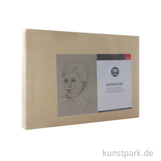 Artikelbild 1 des Artikels “KKB Zeichenpapier Bogenware, 110 g DIN A4 - 200 Blatt“