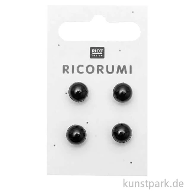 Artikelbild 1 des Artikels “Knöpfe mit Steg, Braun-Schwarz, 8,5 mm, 4 Stück “