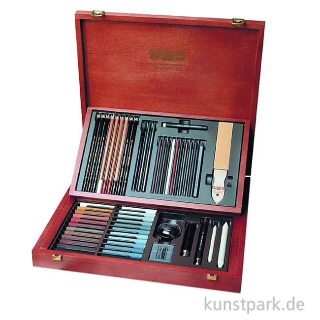 Artikelbild 1 des Artikels “Koh-I-Noor Gioconda Art Zeichenset, 54-teilig im Holzkoffer “