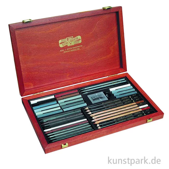 Artikelbild 1 des Artikels “Koh-I-Noor Gioconda Art Zeichenset 8895, 39-teilig im Holzkoffer “