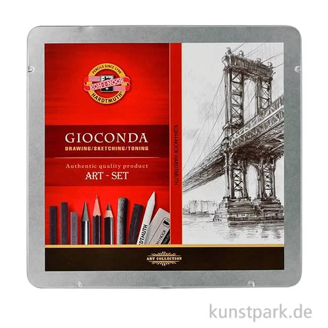 Artikelbild 1 des Artikels “Koh-I-Noor Gioconda Art Zeichenset 8898, Kohle + Graphit, 23-teilig “