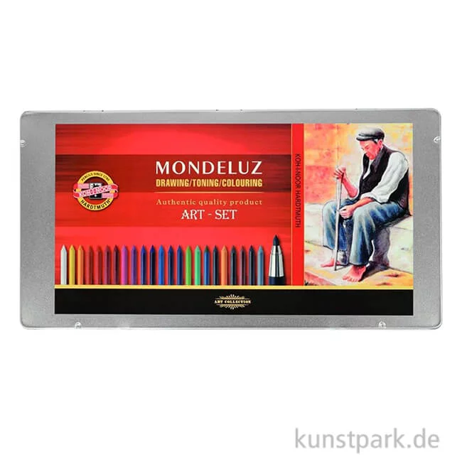 Artikelbild 1 des Artikels “Koh-I-Noor MONDELUZ Aquarell-Set, 32-teilig im Metalletui “
