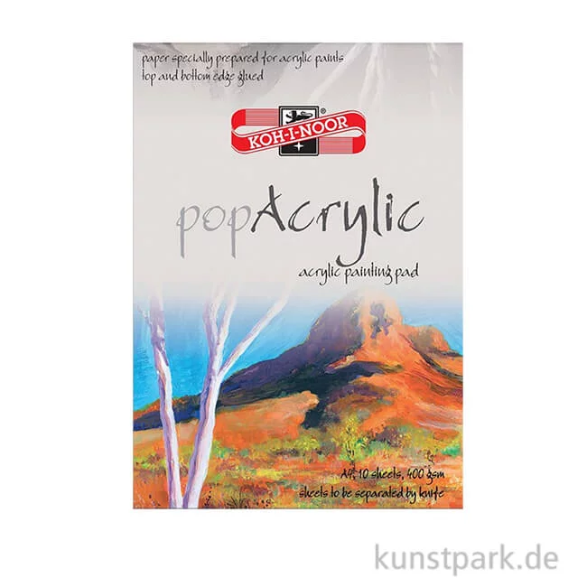 Artikelbild 1 des Artikels “Koh-I-Noor Pop Acryl Papier, 10 Blatt Weiß, 400g “