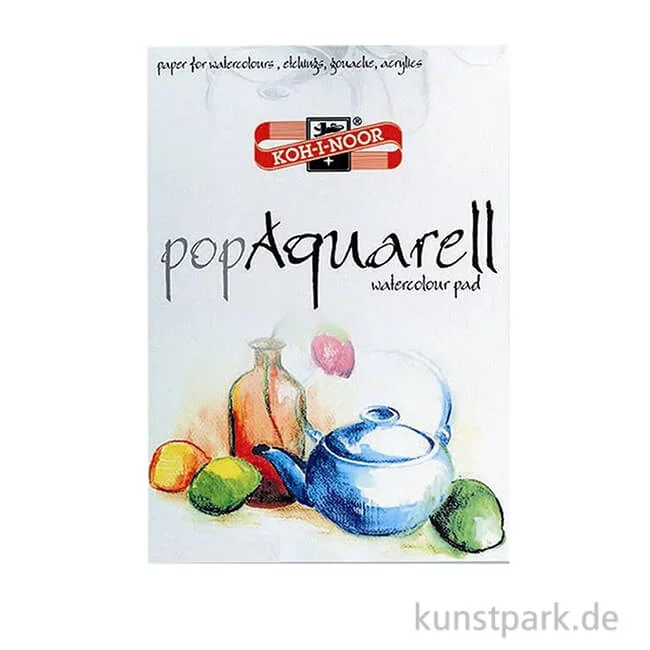 Artikelbild 1 des Artikels “Koh-I-Noor Pop Aquarell Papier, 10 Blatt Weiß, 250g “