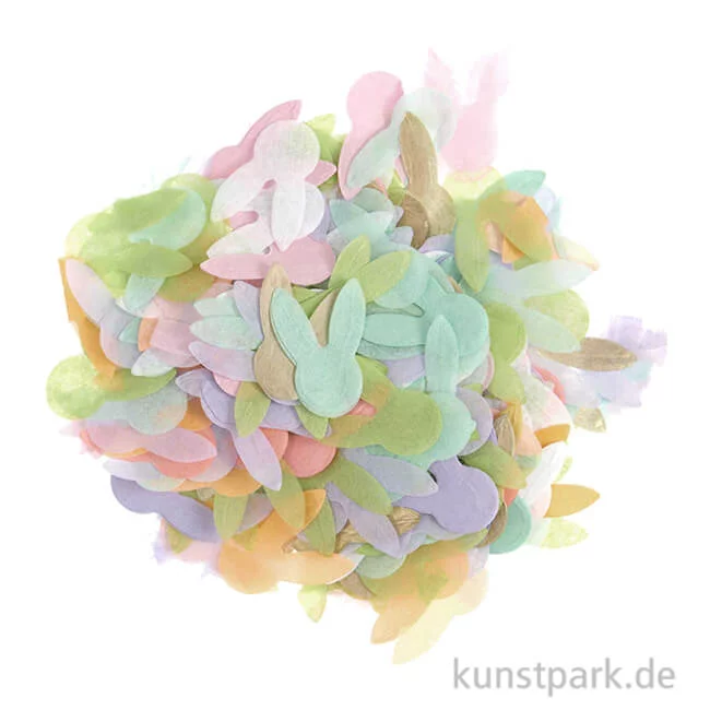 Artikelbild 1 des Artikels “Konfetti Hasen mit Metallic Gold + Neonfarben, 20g “