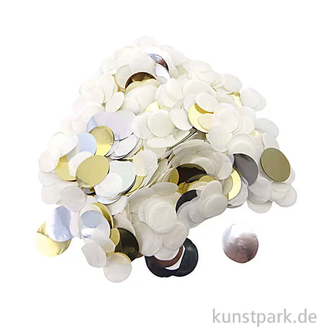 Artikelbild 1 des Artikels “Konfetti Mix - Weiß-Silber-Gold, 20 g “