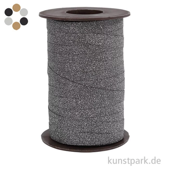 Artikelbild 1 des Artikels “Kräuselband mit Glitzereffekt, 10 mm x 100 m “