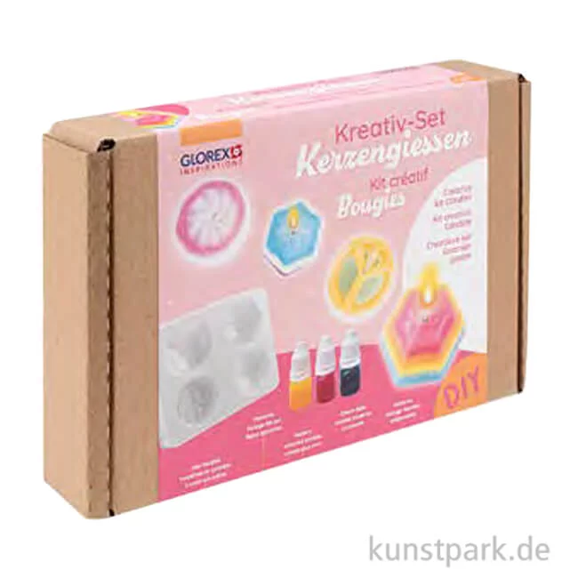 Artikelbild 1 des Artikels “Kreativ-Set Kerzengießen mit 4 Motiven, Farben + Zubehör “