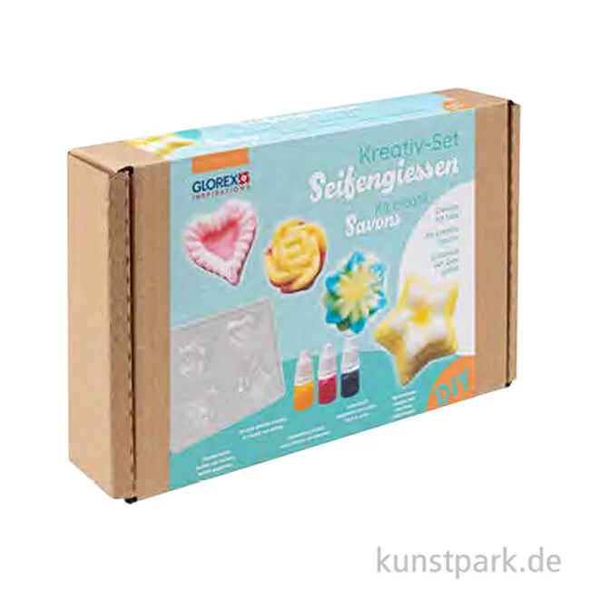 Artikelbild 1 des Artikels “Kreativ-Set Seifengießen mit 4 Motiven, Farben + Zubehör “