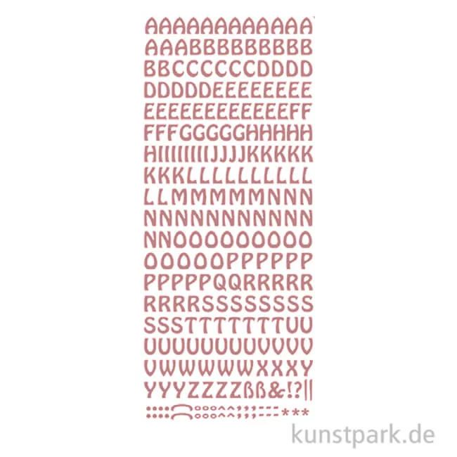 Artikelbild 1 des Artikels “Kreativ Sticker - Buchstaben groß, Kupfer, 10 x 23 cm “