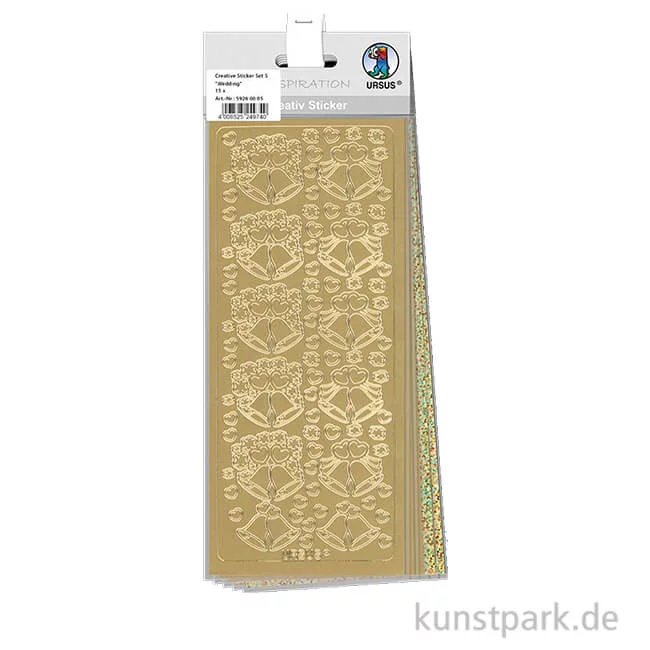 Artikelbild 1 des Artikels “Kreativ Sticker Set 5 - Wedding, Hochzeit, 15 Stickerbögen “
