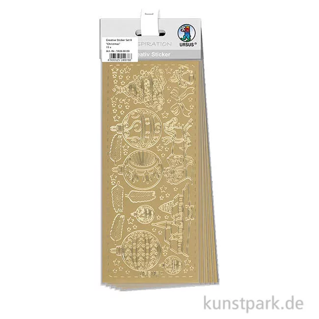 Artikelbild 1 des Artikels “Kreativ Sticker Set 9 - Christmas, 15 Stickerbögen “