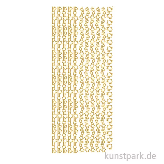 Artikelbild 1 des Artikels “Kreativ Sticker - Sterne 2, Gold, 10 x 23 cm “