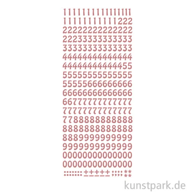 Artikelbild 1 des Artikels “Kreativ Sticker - Zahlen 1, Kupfer, 10 x 23 cm “