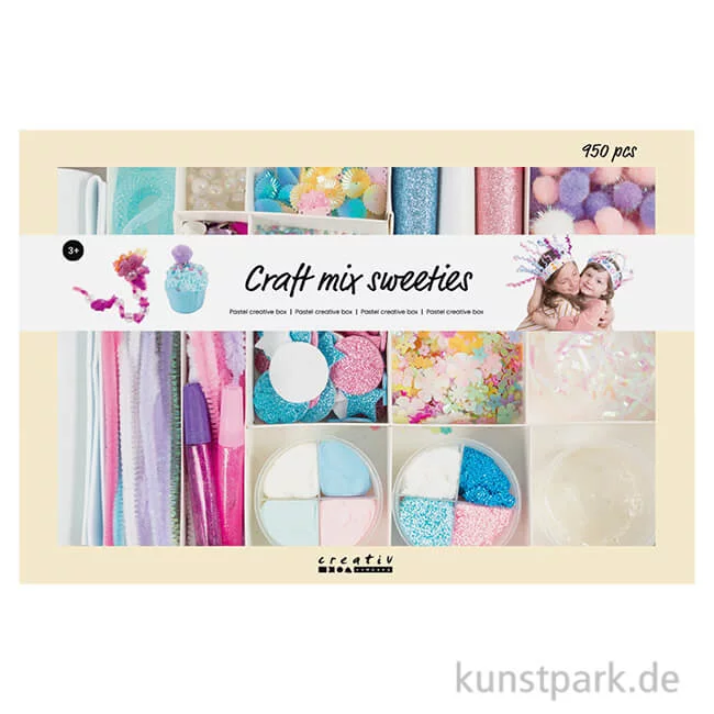 Artikelbild 1 des Artikels “Kreatix-Box Pastellfarben - Bastelset zum Spielen und Lernen “