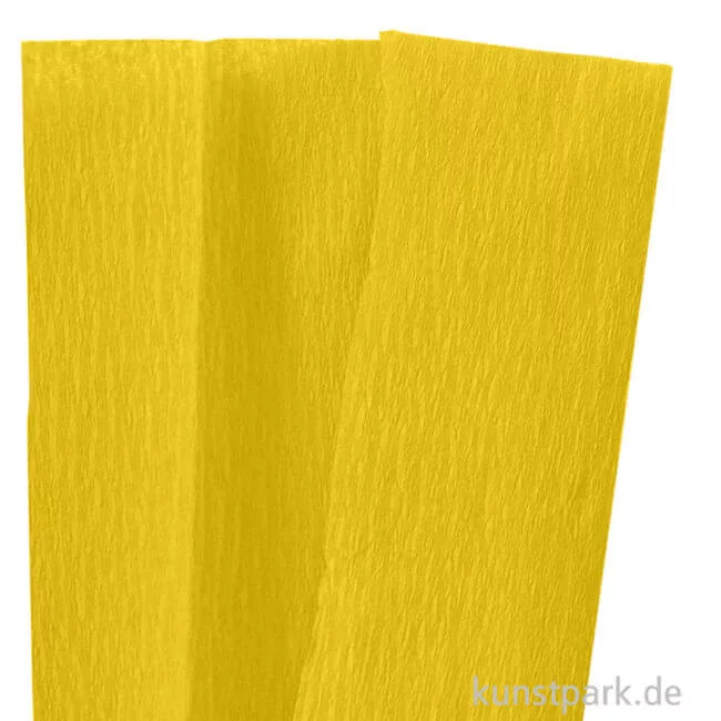 Artikelbild 1 des Artikels “Krepppapier 0,5x2,5 m 1 Blatt | Gelb“