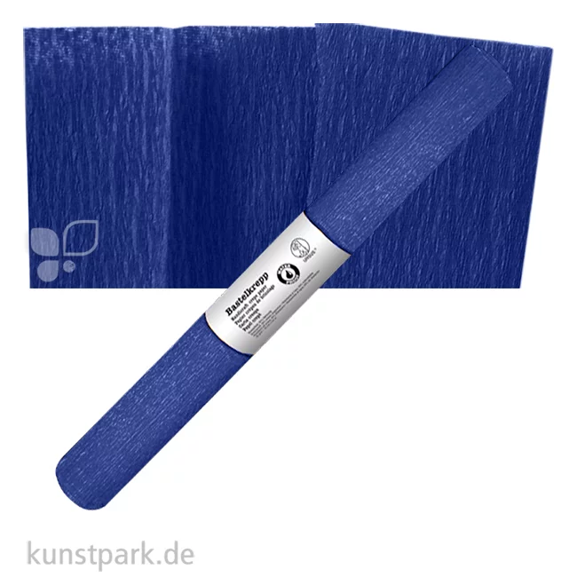 Artikelbild 1 des Artikels “Krepppapier Wasserfest, 250 x 50 cm, 32g Rolle | Dunkelblau“