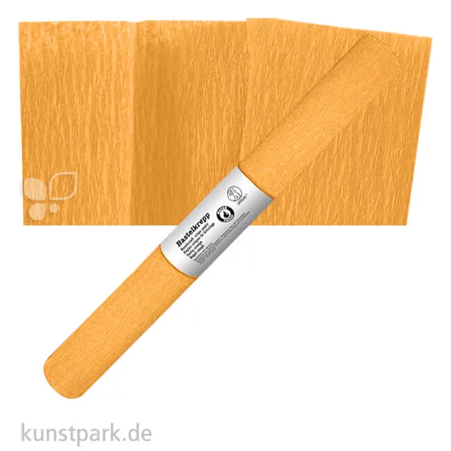 Artikelbild 1 des Artikels “Krepppapier Wasserfest, 250 x 50 cm, 32g Rolle | Goldgelb“