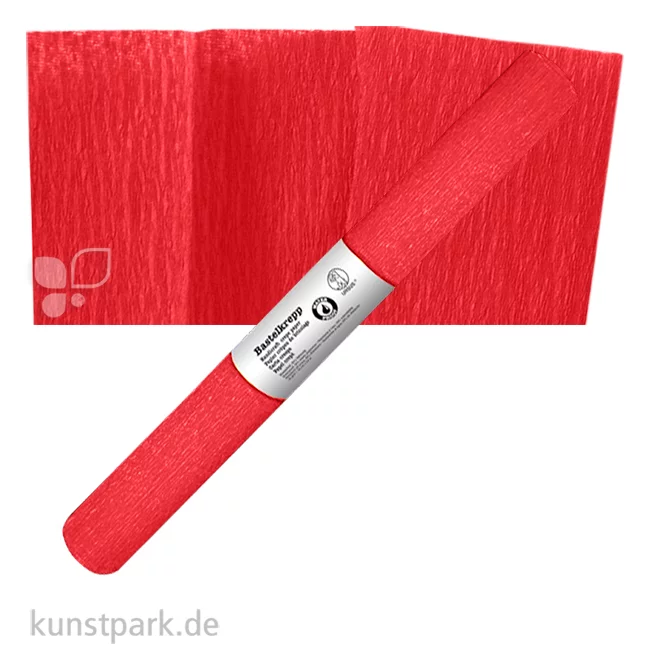 Artikelbild 1 des Artikels “Krepppapier Wasserfest, 250 x 50 cm, 32g Rolle | Hellrot“