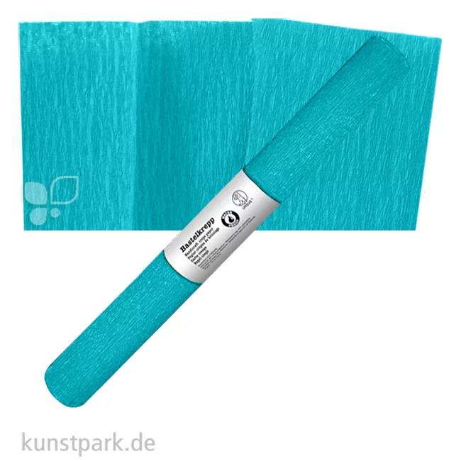 Artikelbild 1 des Artikels “Krepppapier Wasserfest, 250 x 50 cm, 32g Rolle | Mittelblau“