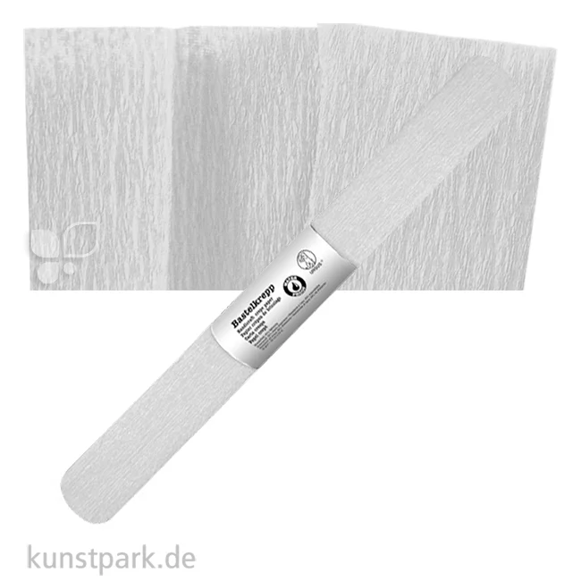 Artikelbild 1 des Artikels “Krepppapier Wasserfest, 250 x 50 cm, 32g Rolle | Weiß“