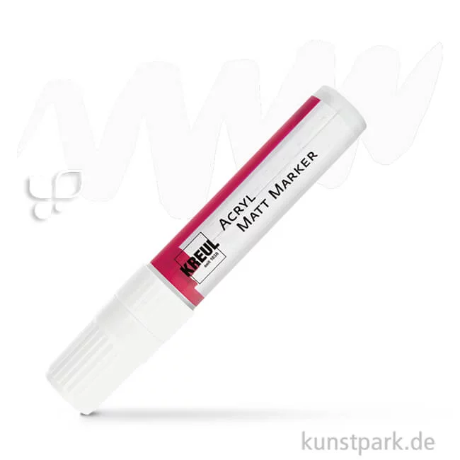 Artikelbild 1 des Artikels “KREUL Acryl Matt Marker 15 mm Einzelstift | Weiß“