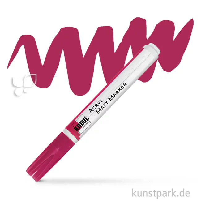 Artikelbild 1 des Artikels “KREUL Acryl Matt Marker 2-4 mm Einzelstift | Magenta“