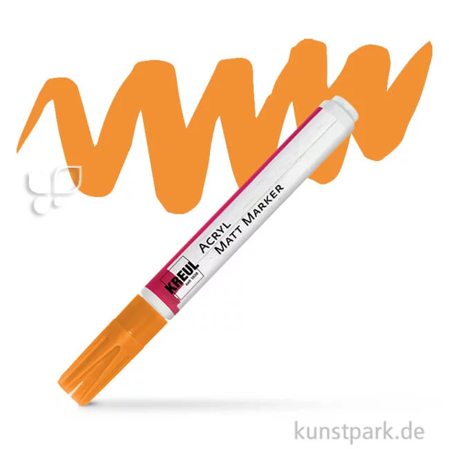 Artikelbild 1 des Artikels “KREUL Acryl Matt Marker 2-4 mm Einzelstift | Orange“