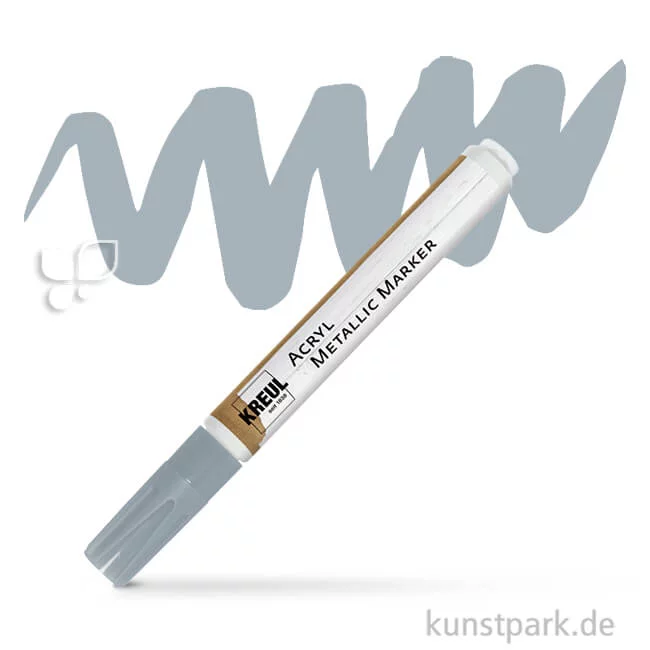 Artikelbild 1 des Artikels “KREUL Acryl Metallic Marker 2-4 mm Silber“
