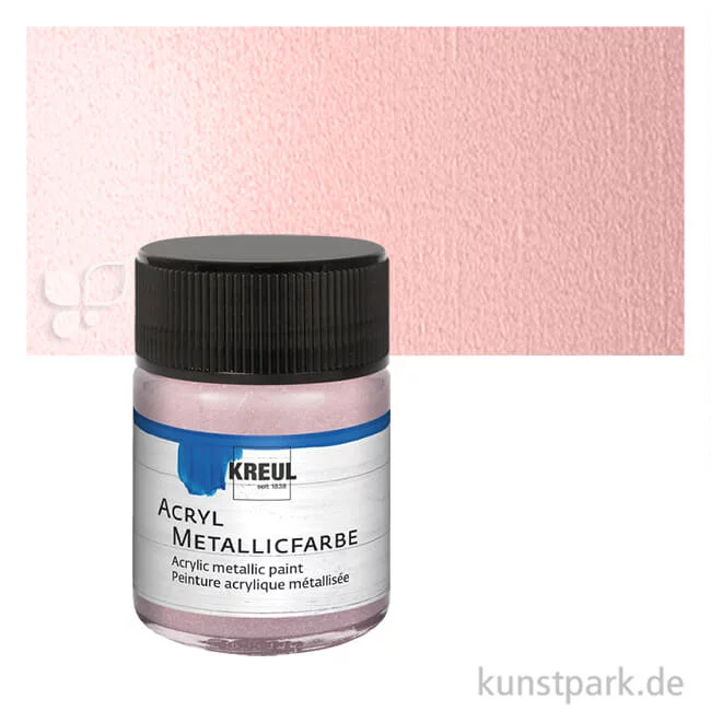 Artikelbild 1 des Artikels “KREUL Acryl Metallicfarbe 50 ml | Roségold“