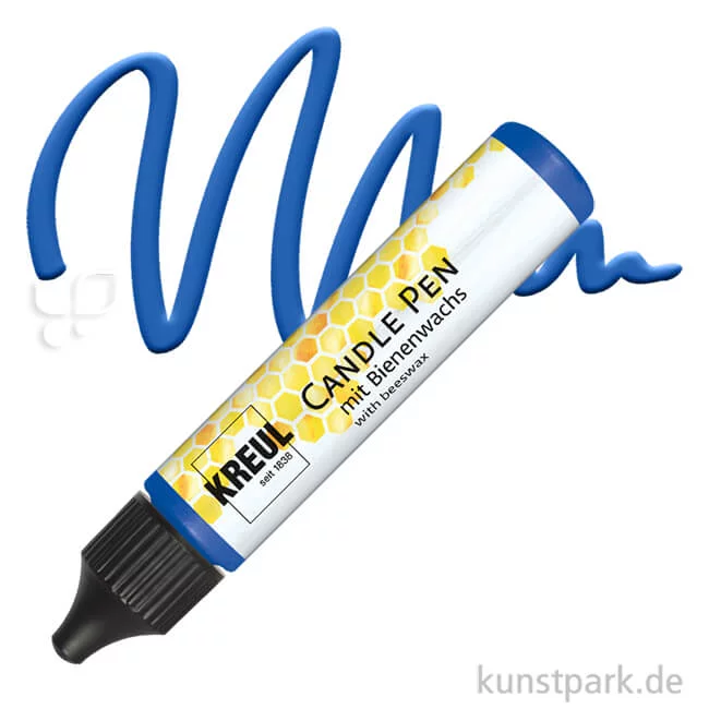 Artikelbild 1 des Artikels “KREUL Candle Pen - Kerzenstift, 29 ml Einzelfarbe | Blau“