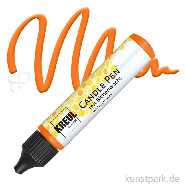 Artikelbild 1 des Artikels “KREUL Candle Pen - Kerzenstift, 29 ml Einzelfarbe | Orange“